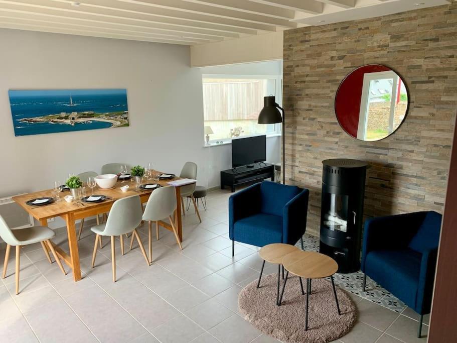 Maison Bord De Mer Dans La Petite Irlande Auderville 外观 照片